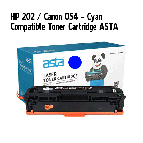 HP 202 Canon 054 CYAN Compatible Toner Cartridge ASTA